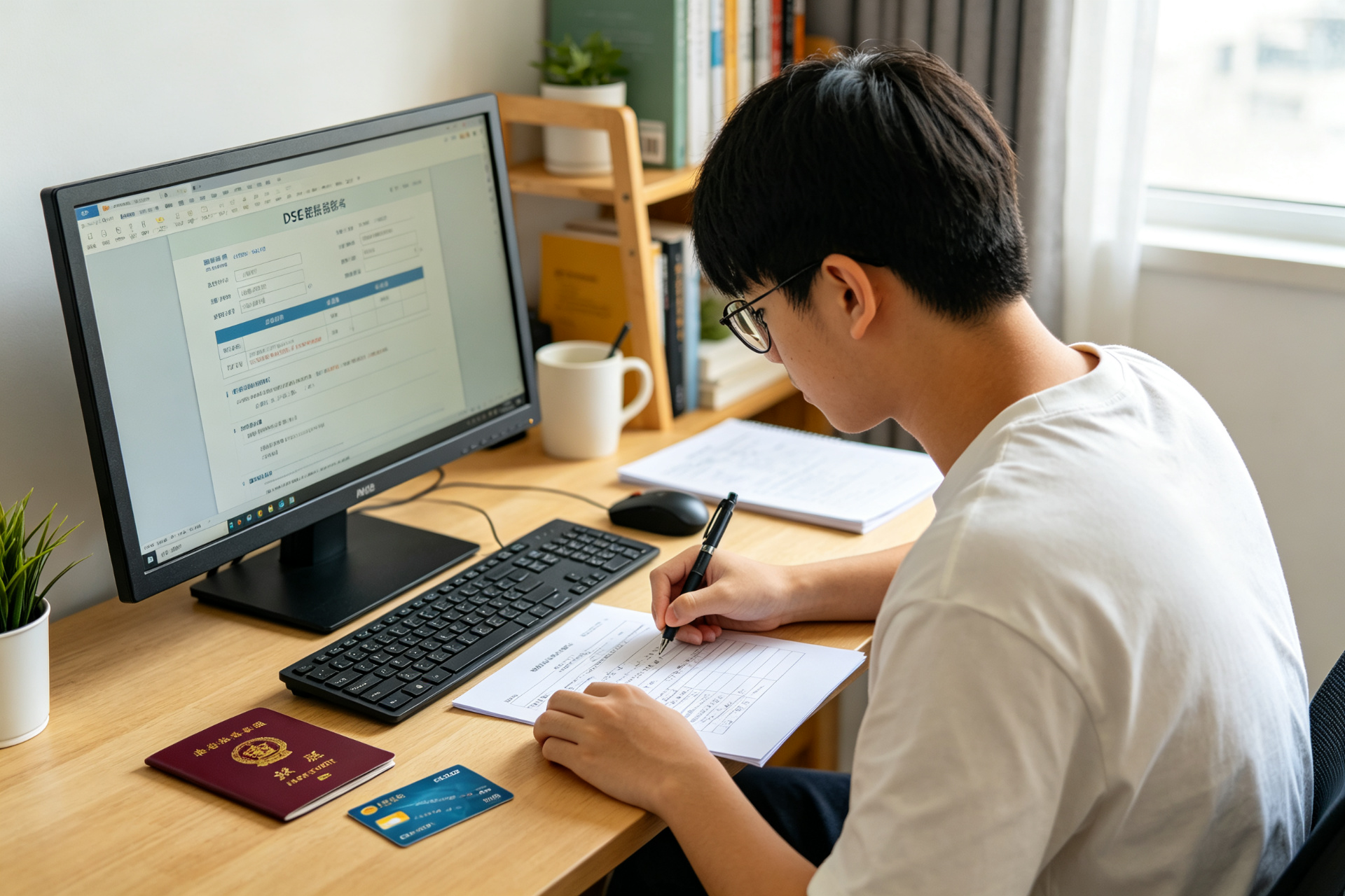 学生填写DSE报名