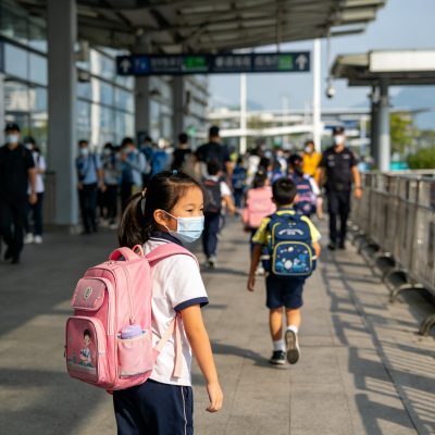 双非跨境学童妈妈的一天:每天通勤4小时,到底值不值