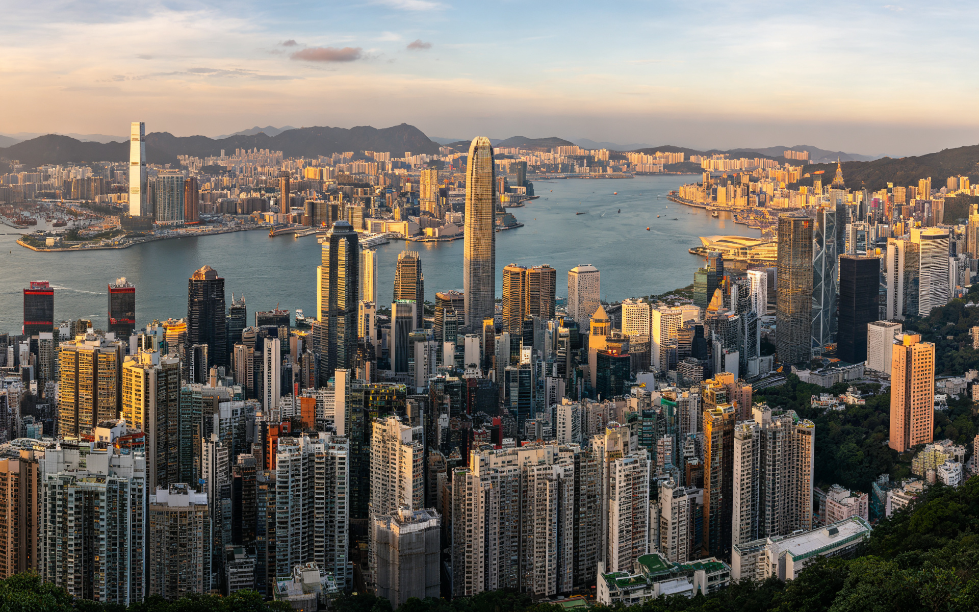 香港18区城市分布